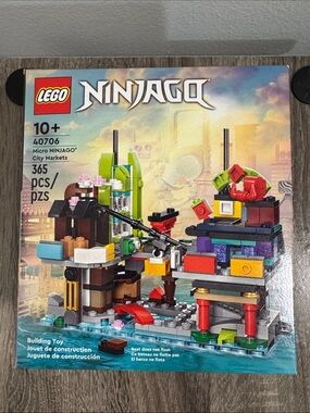 LEGO 40706 NINJAGO Micro City Markets NWT